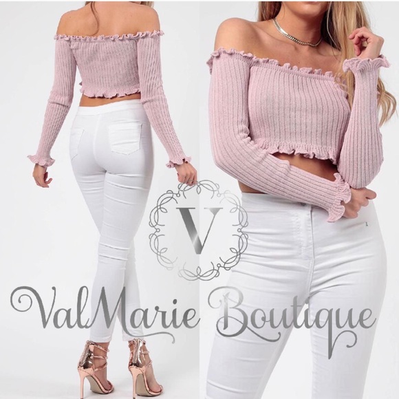 Light mauve crop top - Picture 8 of 8